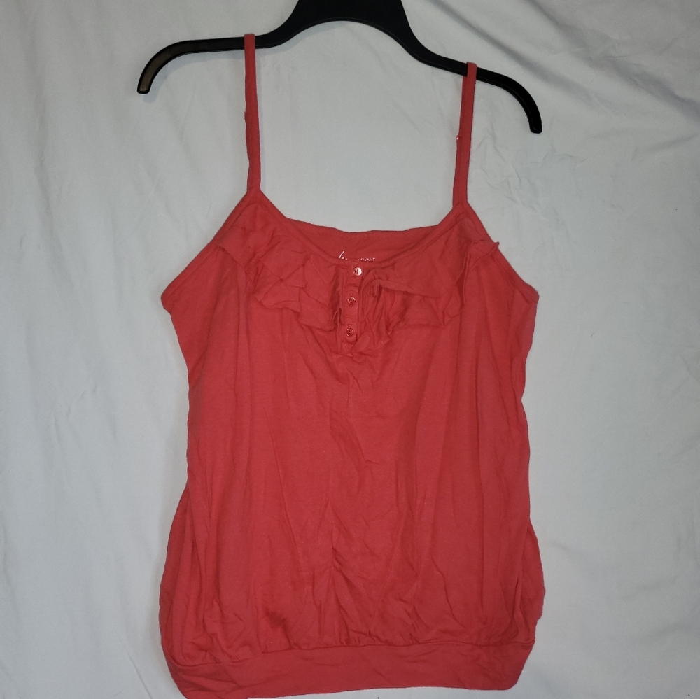 Coral Sleeveless Women's Top